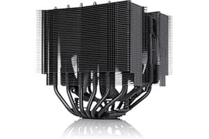 Noctua NH-D15S chromax.black, Dissipatore di Calore a Doppia Torre per CPU con NF-A15 PWM 140 mm Ventole (Nero)