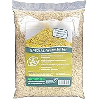SUPERWURM Spezial-Wurmfutter, Beutel 1 Liter