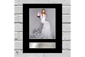 Iconic Pics Mariah Carey signerad monterad fotovisning #2