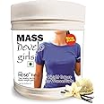 Develo Weight Mass Gainer Protein Shake Powder for Fast Gain in women girls, Nutrition Food Supplement, Health Drink with Natural Fat Energy I 27 Vitamins & Minerals I 600gm Vanilla Flavour