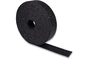 GENTLE NORTH Terrassenpads auf Rolle (20m x 60mm x 3mm) - Gummigranulat, Bautenschutzmatte, Unterlegpads, Terrassenbau - Streifen Gummipads als Unterlage für WPC Terrassendielen und Terrassenplatten - 20Mx60x3mm