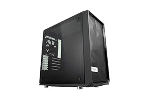 ‎FRACTAL DESIGN Fractal Design Meshify C Mini PC Gehäuse - optimiert für High-Airflow und Silent Builds mit Moduvent Technologie - Lüfter enthalten - PSU Abdeckung - USB3.0 - Tempered Glass Light - Schwarz