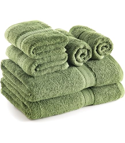 Set di 2 asciugamani da cucina con foglie, botanici eleganti