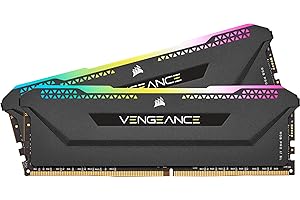 CORSAIR Memoire PC DDR4 - VENGEANCE RGB PRO SL 32Go 2x16Go - 3200Mhz - CAS 16 Optimized for AMD Ryzen - Black CMH32GX4M2Z3200C16