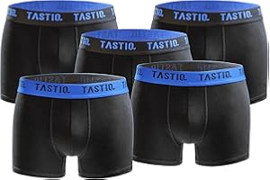 TASTIQ | Herren Boxershorts 5er Pack | Boxer Briefs aus Baumwolle