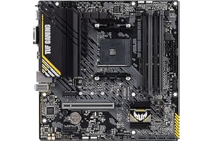 ASUS TUF GAMING A520M-PLUS II Carte mère gaming AMD A520 Ryzen AM4 micro ATX (M.2, DisplayPort, HDMI, D-Sub, USB 3.2 Gen 1, SATA 6 Gbps, connecteurs RGB)