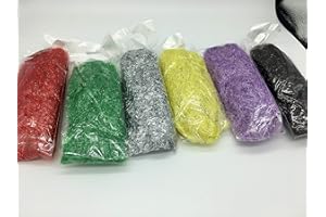 BestCity Multi Pack Lametta Chenille Line Crystal Flash Line Fliegenfischen Bindematerial