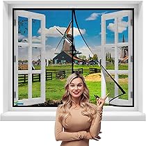 Moustiquaire Porte Fenetre AimantéE 145 X 205 Cm Facile à Installer Sans Percer Porte Moustiquaire Animaux AcceptéS Pour Porte D Entrée Intérieur/Patio Gris