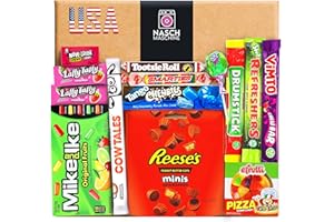 Naschmaschine® SweetsPott USA Small Edition - einzigartige Süßigkeiten Mischung in Probiergröße mit amerikanischen Süßigkeiten als ideale Geschenkidee