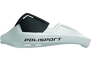 POLISPORT - Protèges Mains Intégraux Evolution Blanc Universels Guidon 22mm 7/8