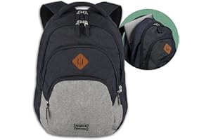 travelite Handgepäck Rucksack, Laptop Rucksack 15,6 Zoll, BASICS, Daypack, Tagesrucksack mit vielen Fächern, 45 cm, 22 Liter