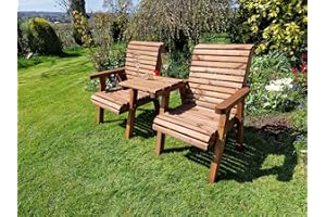 Churnet Valley WOODEN GARDEN CHAIRS, COMPANION SET, BISTRO SET,