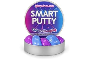 The Glowhouse Mastic Intelligent changeant de Couleur Violet à Bleu Sensible à la Chaleur (Iridescent Indiglow)