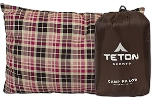 TETON Sports Camp Pillow; Great for Travel, Camping and Backpacking; Washable