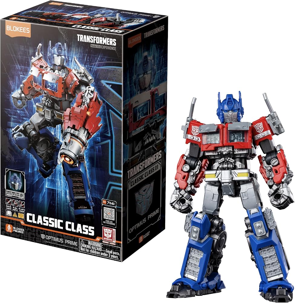 Blokees Transformers Classic Class 01: 83 parçalı Optimus Prime model kiti