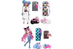 L.O.L. Surprise! Muñecas de Moda Roller Chick y Chillax, Muñecas exclusivas con 40 sorpresas y Accesorios, Set de Juego Reutilizable, Serie 3, Edad 4 años en adelante, Set de 2