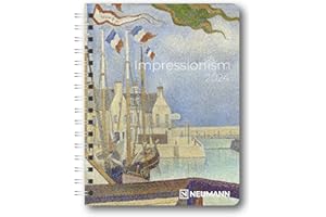 N NEUMANNVERLAGE Impressionism 2024 - Diary - Buchkalender - Taschenkalender - Kunstkalender - 16,5x21,6: Diary