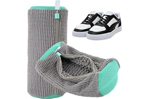 Goldeluxe Schuhwaschbeutel Waschmaschine 2er Pack – Schuhbeutel Mit Reißverschluss, 360° Reinigung Aus Chenille, Schutz Vor Verformung Und Lärm, Für Sneaker Und Sportschuhe