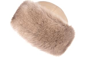 Futrzane Siberian Colbacco - Cappello in Pelle con Pelliccia da Donna Elegante