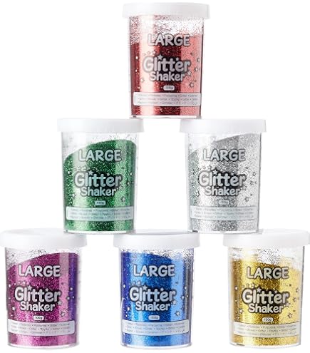 Anthony Peters Glitter Perlato Per Arti E Mestieri | Barattolo Da 100g Con Coperchio Dosatore | 0,40 Mm Esagonali