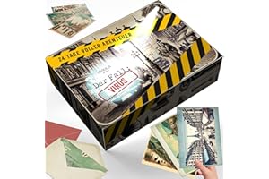 ‎MILULA STUDIOS Rätsel Adventskalender 2025 – Der Fall Virus – Escape & Krimi Detektiv Spiel mit 24 spannenden Aufgaben in Umschlägen – Adventskalender für Erwachsene, Kinder & die ganze Familie (ab 12)