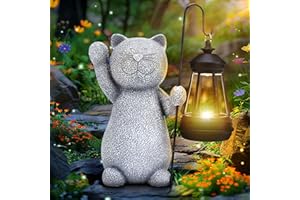 LINKAX Figuras Solares de Jardín, Decoración de Jardín para Exteriores