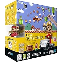 Nintendo Wii U Premium Pack schwarz, 32GB inkl. Super Mario Maker + Artbook + Amiibo