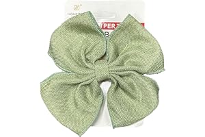 HOME ZEN HOUSEHOLD LINEN Fermatende Chiffon Fiocco Estetico Clip per Tende Art Ribbon per Decorazione per Soggiorno per La Casa (Verde)