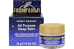 Feather & Down Sweet Dream All-Purpose Sleep Balm (16g) - With Calming Lavender And Chamomile Essential Oils To Encourage A Restful Night's Sleep. Vegan Friendly & Cruelty Free.