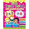 Super Table Book with Mental Practice - Multiplication Table 1 -20 for Kids Age 4+