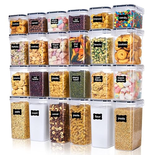Vtopmart Vorratsdosen-Set 24-teilig, luftdicht