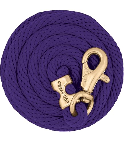 Corde De Travail Au Sol 3.2m Amesbichler - Polypropylène Avec Bull Snap - Pour Dressage Cheval Western Ou Horsemanship