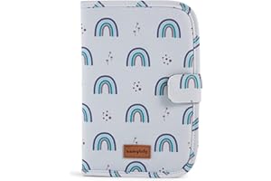 HOMYBABY® Portadocumentos Bebe [Extra Espacio] - Porta Documentos Cosas Bebes - Neceser Bebe Recien Nacido - Regalo Bebe Babyshower - Funda para Cartilla Sanitaria de Bebe - Organizador Bebe