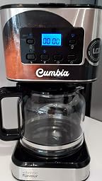 Amazon.es:Opiniones de clientes: Cecotec Cafetera Goteo Coffee 66 Smart.  950 W, Programable 24h, Tecnología ExtemAroma, Función AutoClean, Acabados  en Acero Inoxidable, Pantalla LCD, Jarra de Vidrio de 1,5 L