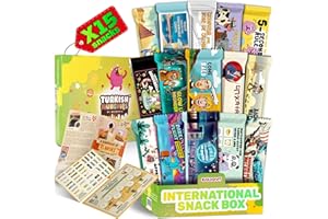 TURKISH MUNCHIES BY MUEKZOIN International Food Hamper | Premium Exotic Foreign Foods | Unique Hampers & Gourmet Gift for Men and Women | American Alike Retro Turkish Foods | Full-Size + Bonus Snacks