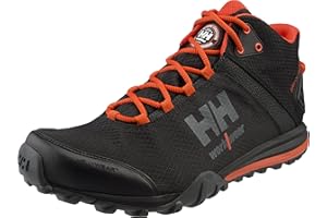HELLY-HANSEN Helly Hansen Workwear Męskie buty do biegania X HellyHansen 78253 Rabbora Trail Mid HellyTech Performance 43, czarne, rozmiar 43 EU