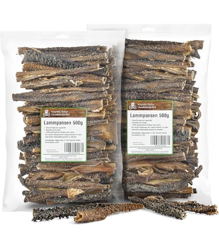 Lyra Pet Lammpansen Hundesnack – 10 Kg, Luftgetrocknet, Fettarm & Bekömmlich Für Allergiker