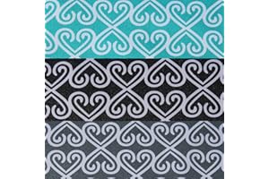 NEOTRIMS Waterproof Canvas Fabric Material,Trellis Pattern Design,Water Repellent PVC Coated Outdoor Seat Upholstery.Heavy Duty,Water Slides Off, [Black (Trellis), Fat Squ 32x32cm]