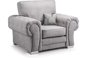 Honeypot - Sofa - Verona - Fullback - Corner Sofa - 3 Seater - 2 Seater - Footstool (Grey, Arm Chair)