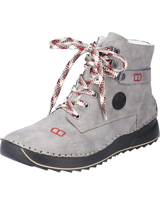 Rieker Dames 93092 hoge schachtlaarzen, zwart, 37 EU, zwart, 37 EU