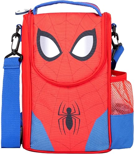 Marvel Spider-Man Lunchbox-Set – 3 Stapelbare Boxen Aus BPA-freiem Kunststoff, Offizielles Merchandise Für Kleine Superhelden-Fans