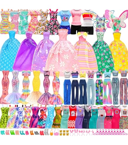 ZWOOS Vestiti Per Bambole Per New Born Baby Doll, Adorabile Vestito In - Foto 2