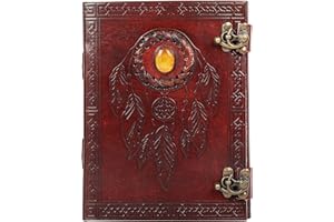 OVERDOSE Pankh Con Cuaderno De Diario De Piedra Diario Antiguo Hecho A Mano Para Viajes, Hombres, Mujeres, Diario, Cuaderno De Bocetos, Diario Grimoire - 6 x 8 pulgadas | 20 x15 cm | A5