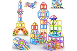 COOLJOY Magnetische Bausteine, Magnetbausteine Magnete Kinder, Magnetspielzeug Tiles, 40 Teile Magnet bausteine für Spielzeug ab 3 4 5 Jahre Kinder Jungen und Mädchen Halloween und Christmas Geschenk