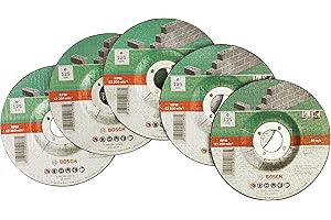 Bosch Accessories 2609256335 Assortiment de disques à tronçonner à moyeu déporté pour Matériaux Diamètre 125 mm Diamètre d'alésage 22,23 Epaisseur 2,5 mm 5 disques