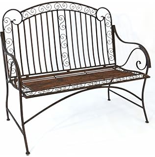 Lazy Susan Jasmin Metallgartenbank Antik Bronze Wetterfeste Gartenbank Aus Aluminium Garten Aluguss Rostfrei Amazon De Garten