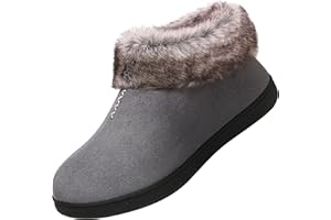 Mishansha Pantofole Uomo Invernali Ciabatte Donna Memory Foam Pantofola Caldo, Gr.36-48