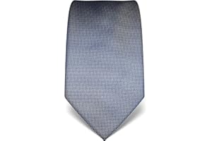 Vincenzo Boretti cravatta elegante classica da uomo, 8 cm x 15 cm, di pura seta di alta qualità, idrorepellente e antisporco, strutturata