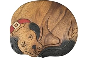 Crafty Artisan kids wooden stools (sleeping dog)