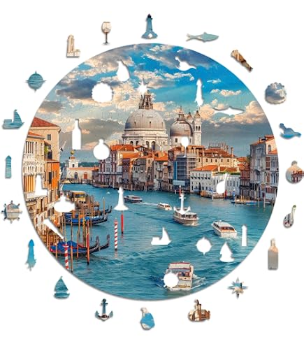 HTN - Puzzle In Legno Per Adulti Pezzi Di Tigre Unica Puzzle 3d Giocattoli In Legno Per Bambini Concentrazione Di Puzzle E 8205889637527
